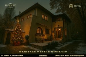 Poveste de Crăciun în lumina anilor ’30: magia sărbătorilor la fosta Casă Tătărăscu, astăzi Eko Group Vila